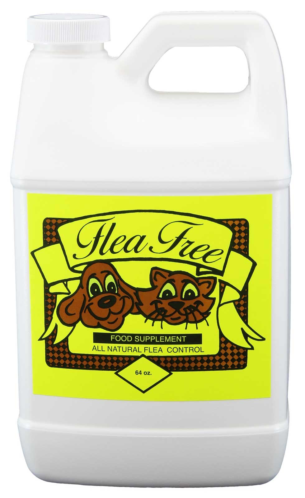 Flea-Free Pure Organic Food Supplement and Natural Pet Products  64 Ounce