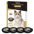 Trioak Flea Collar for Cats: 4 Pack Cat Flea Collar - Flea and Tick Collar for Cats - Cat Flea and Tick Collar - Kitten Flea Collar 4 Pack