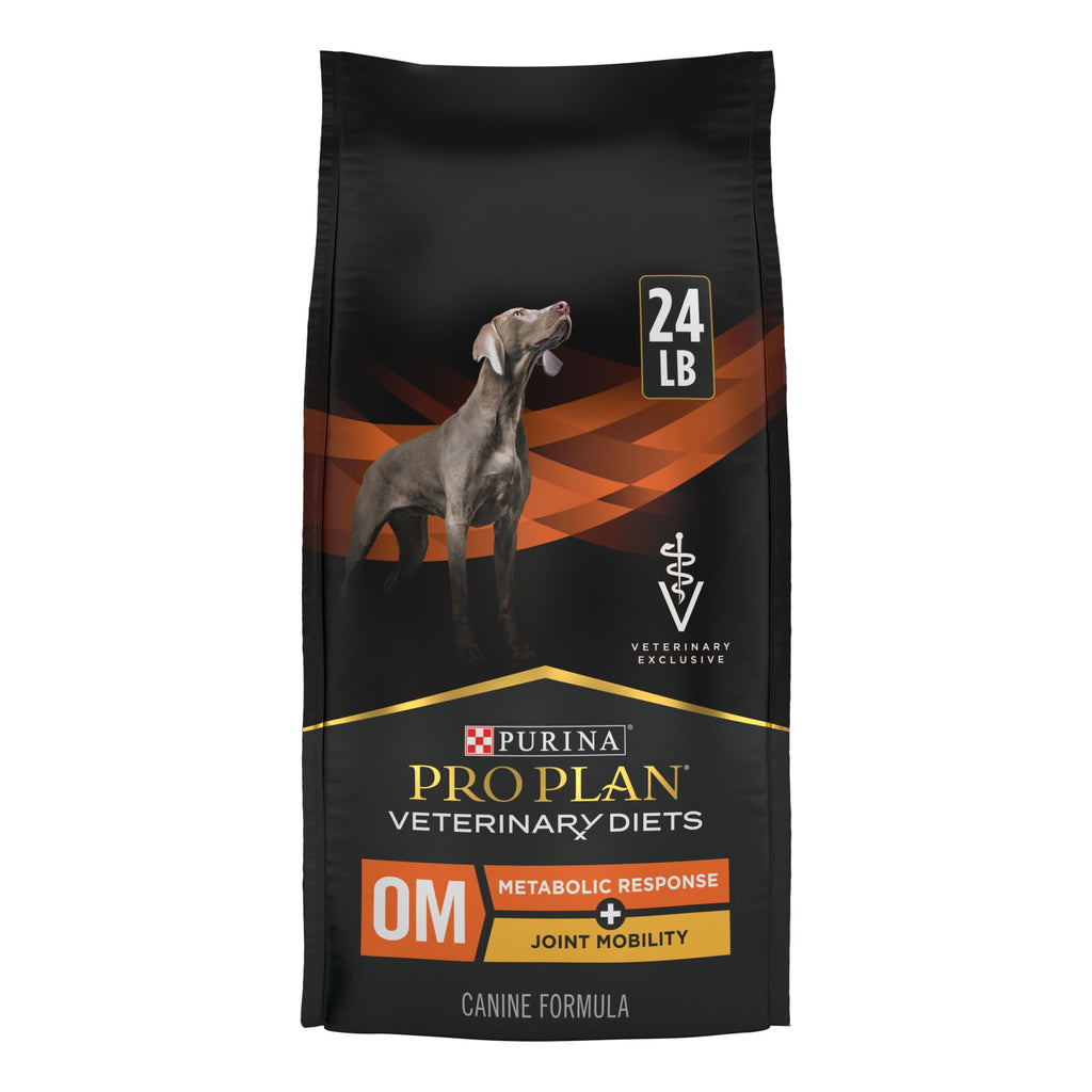 Pro Plan Veterinary Diets Purina OM Metabolic Response Plus Joint Mobility Dry Dog Food - 24 lb. Bag