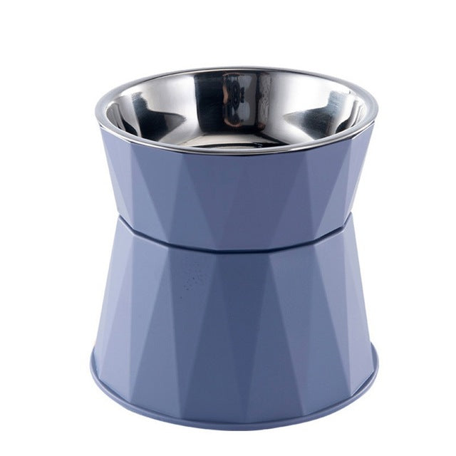 High Foot Stainless Steel Cat and Dog Bowl Feeder
