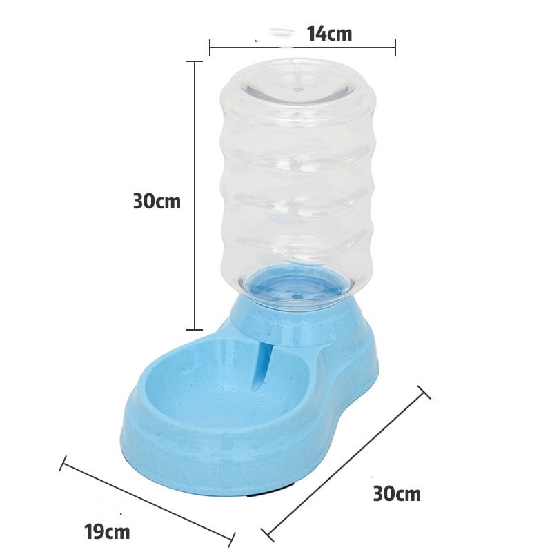 Automatic Pet Dog Cat Feeder with Fountain 1.8L Bowl