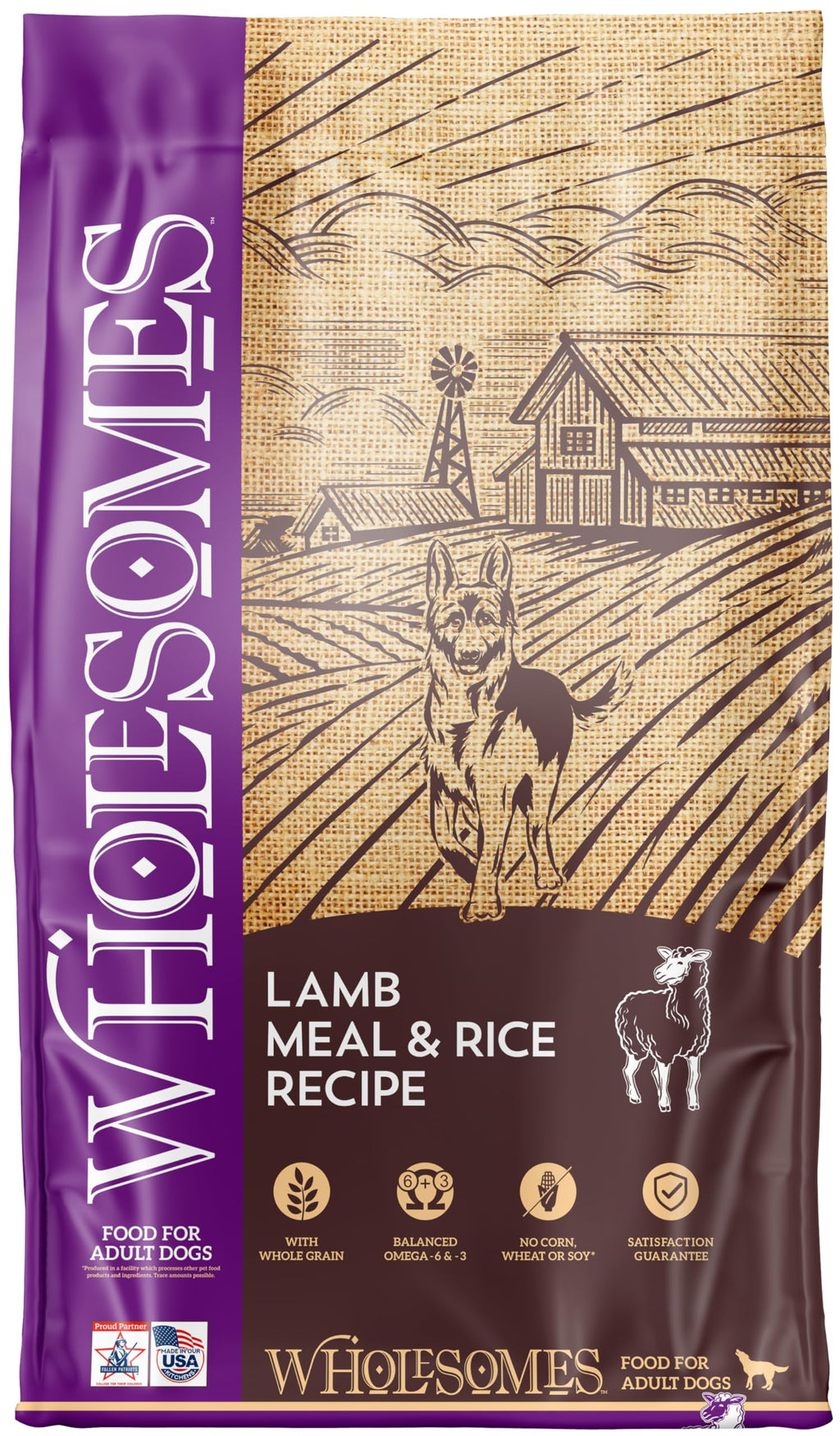Sportmix Wholesomes With Lamb Meal And Rice Dry Dog Food 40 Lb.